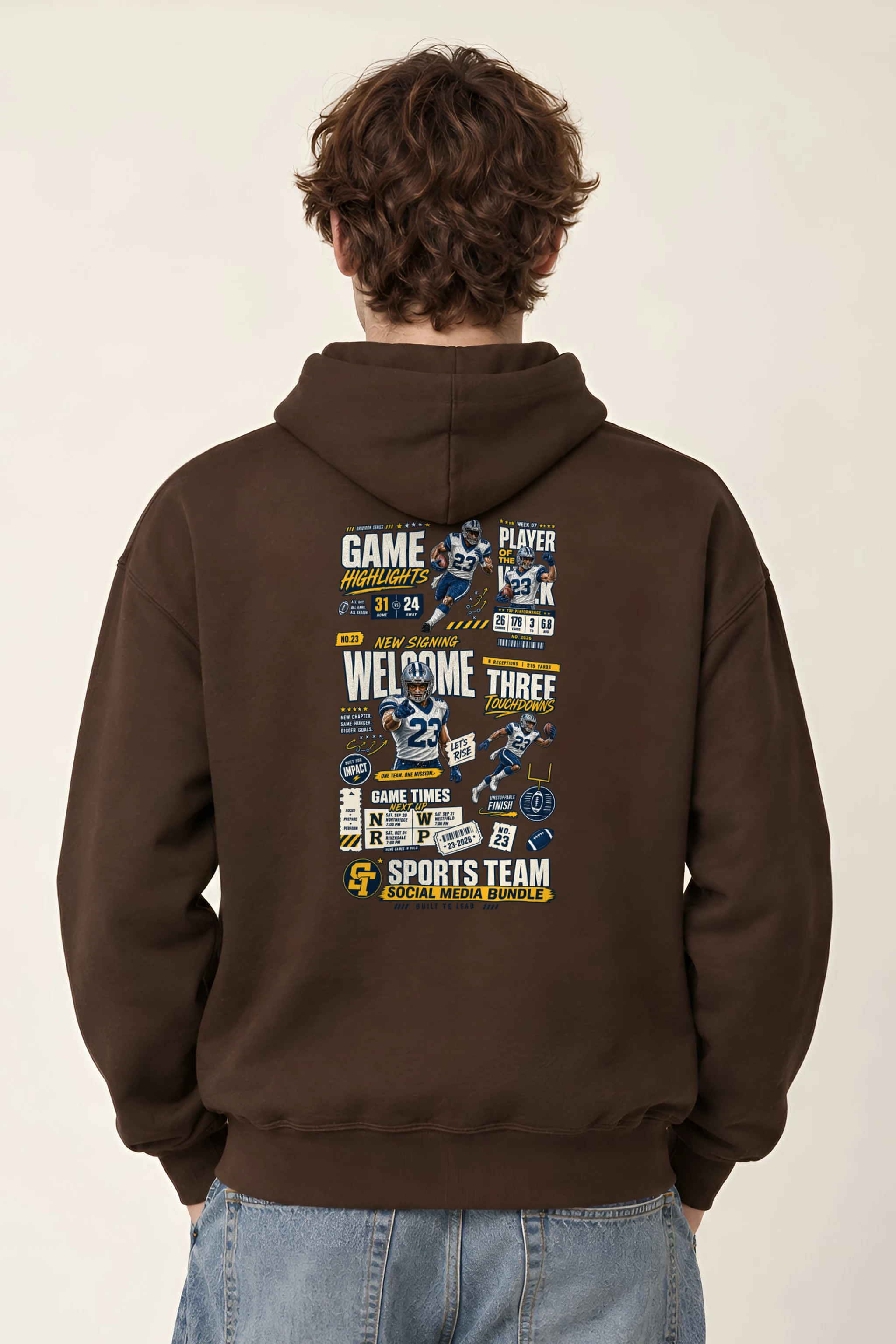 "Game Highlights" Heavy Blend Unisex Pullover Hoodie