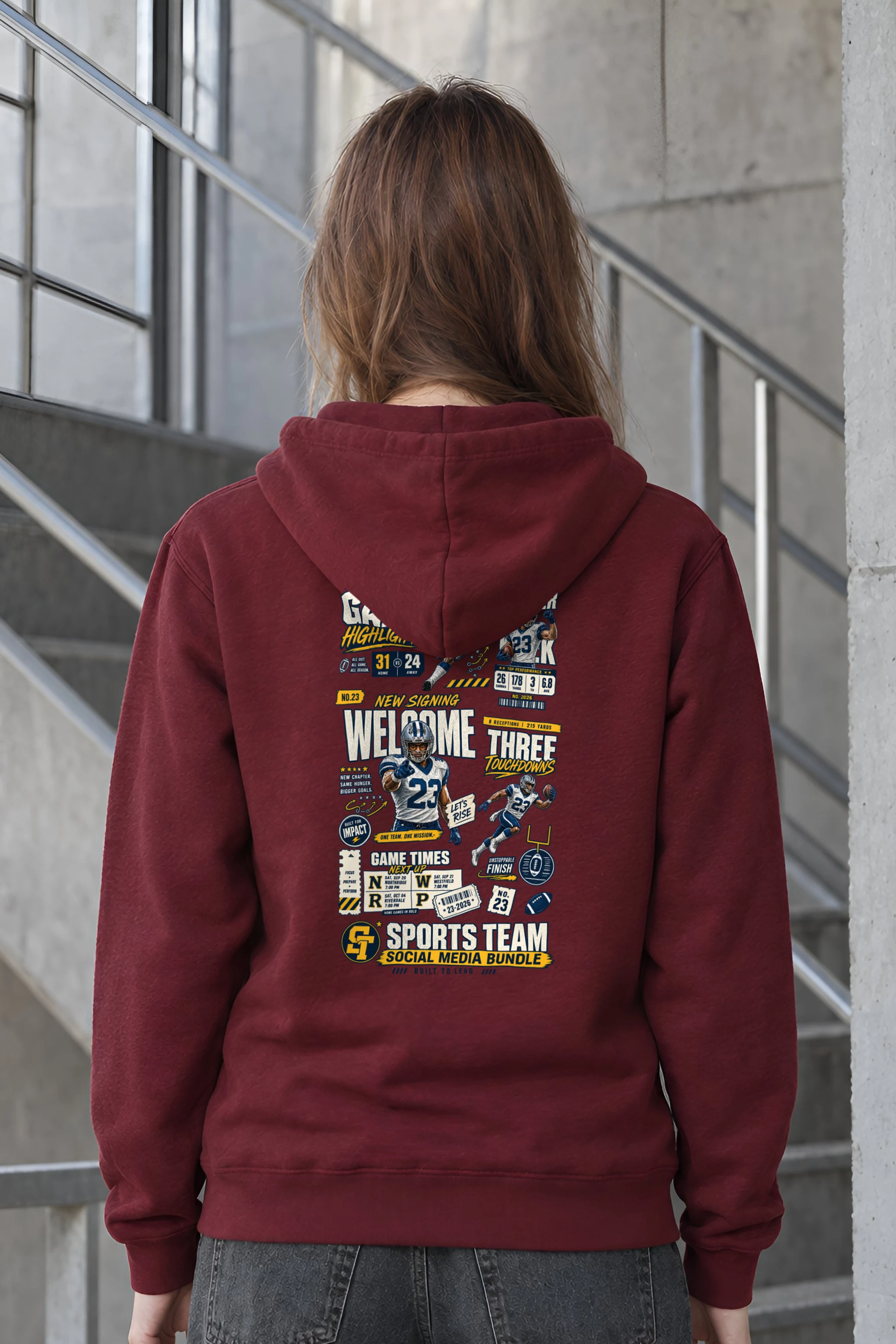 "Game Highlights" 1 Pullover Hoodie