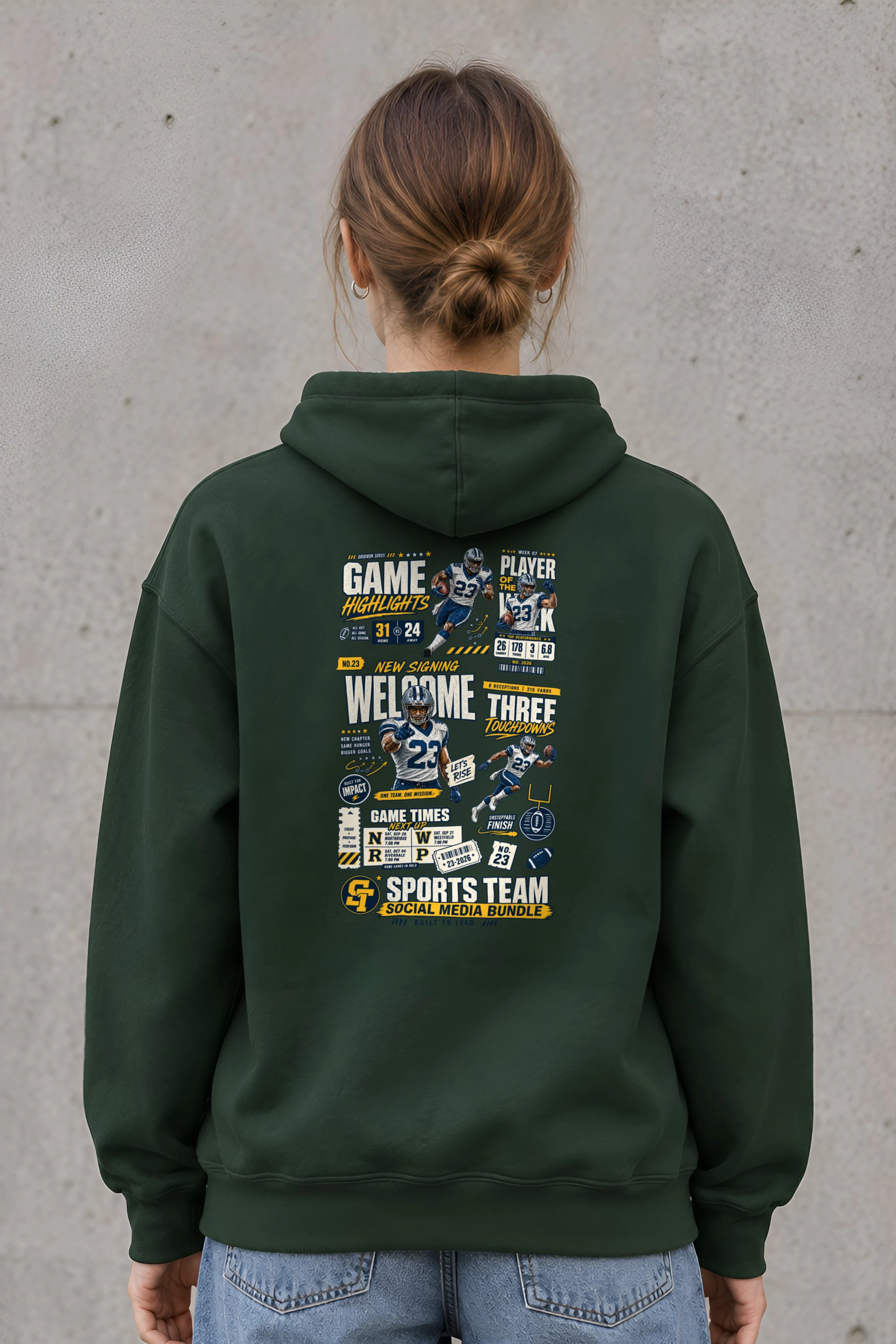 "Game Highlights" 1 Pullover Hoodie