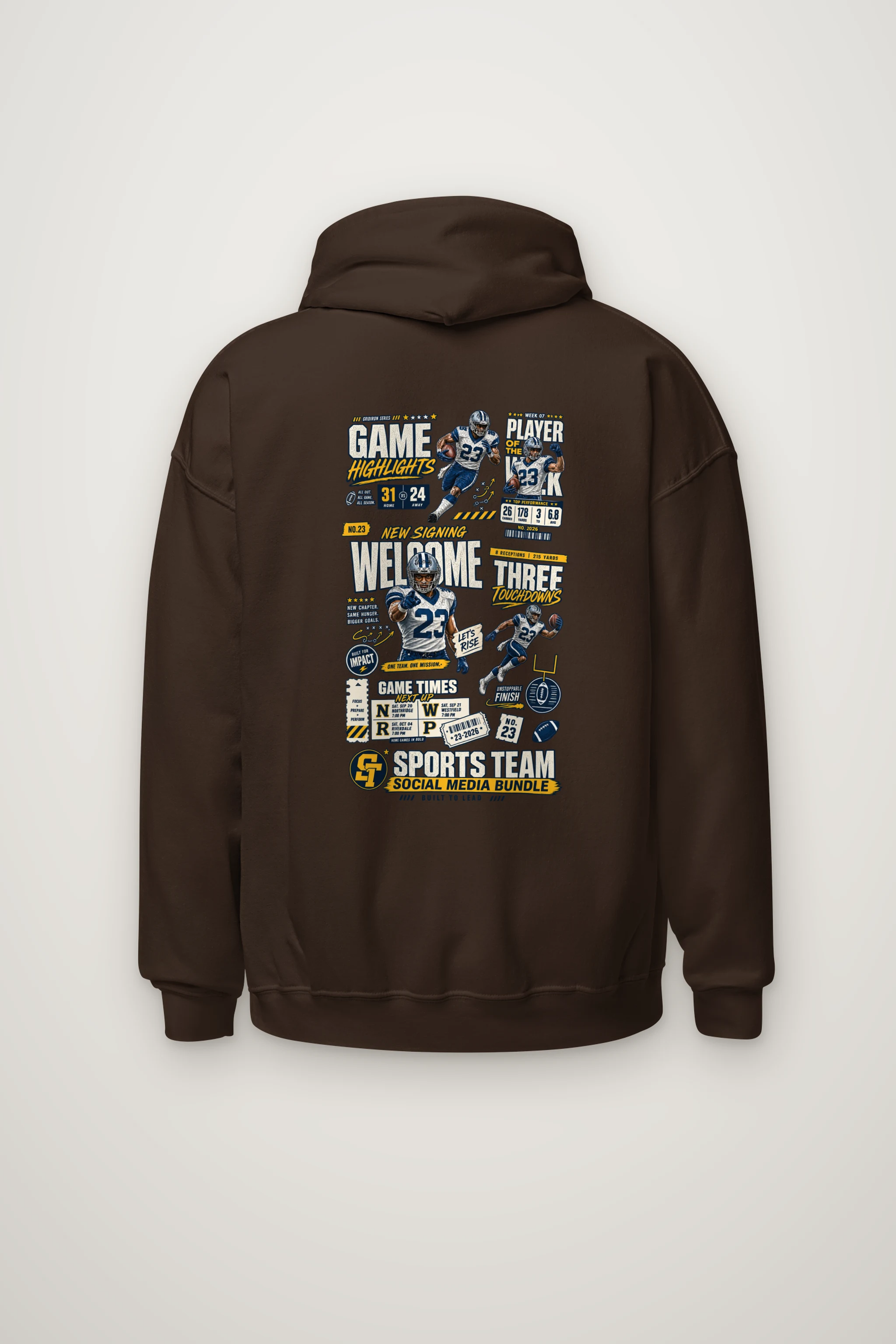 "Game Highlights" Heavy Blend Unisex Pullover Hoodie