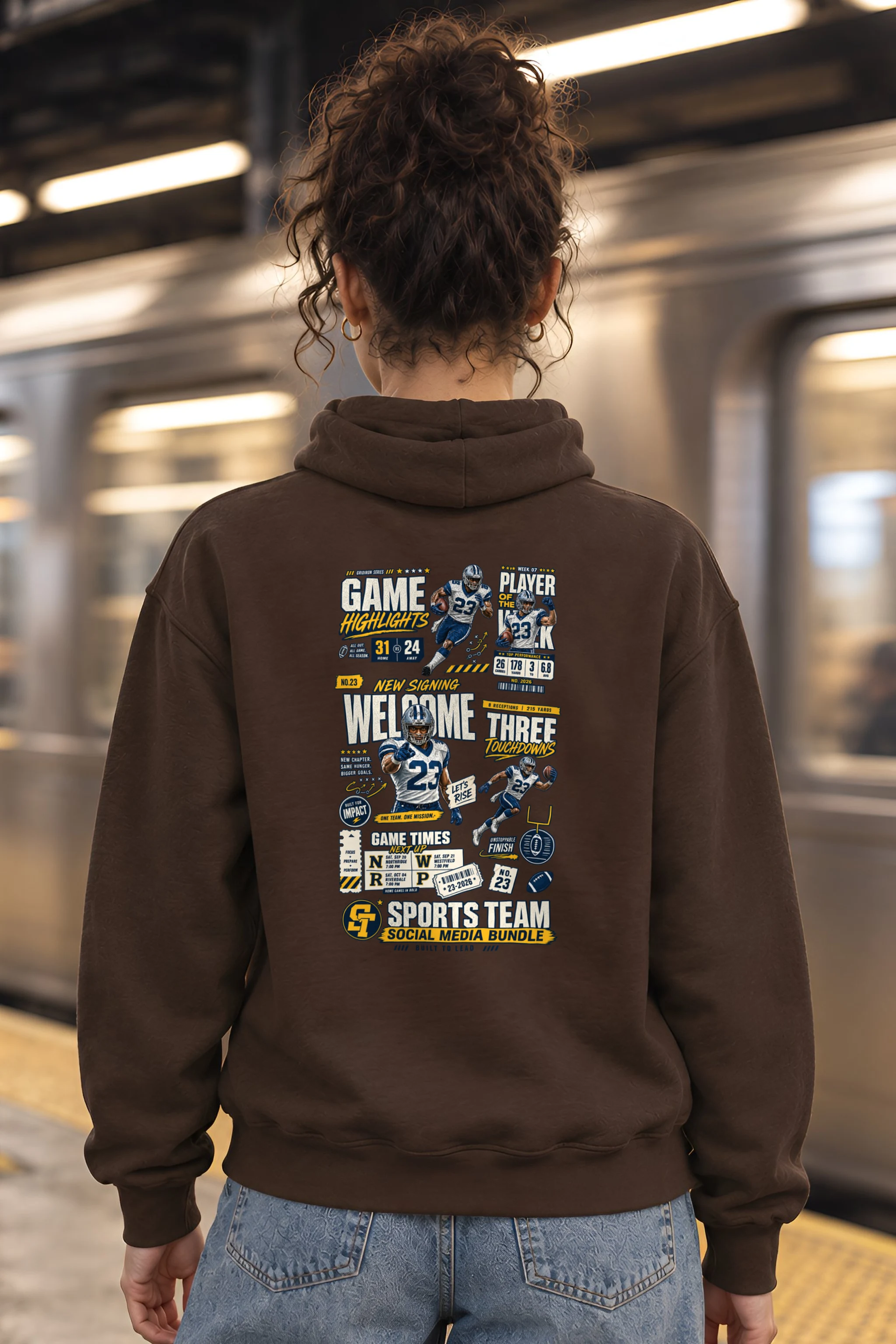 "Game Highlights" 1 Pullover Hoodie