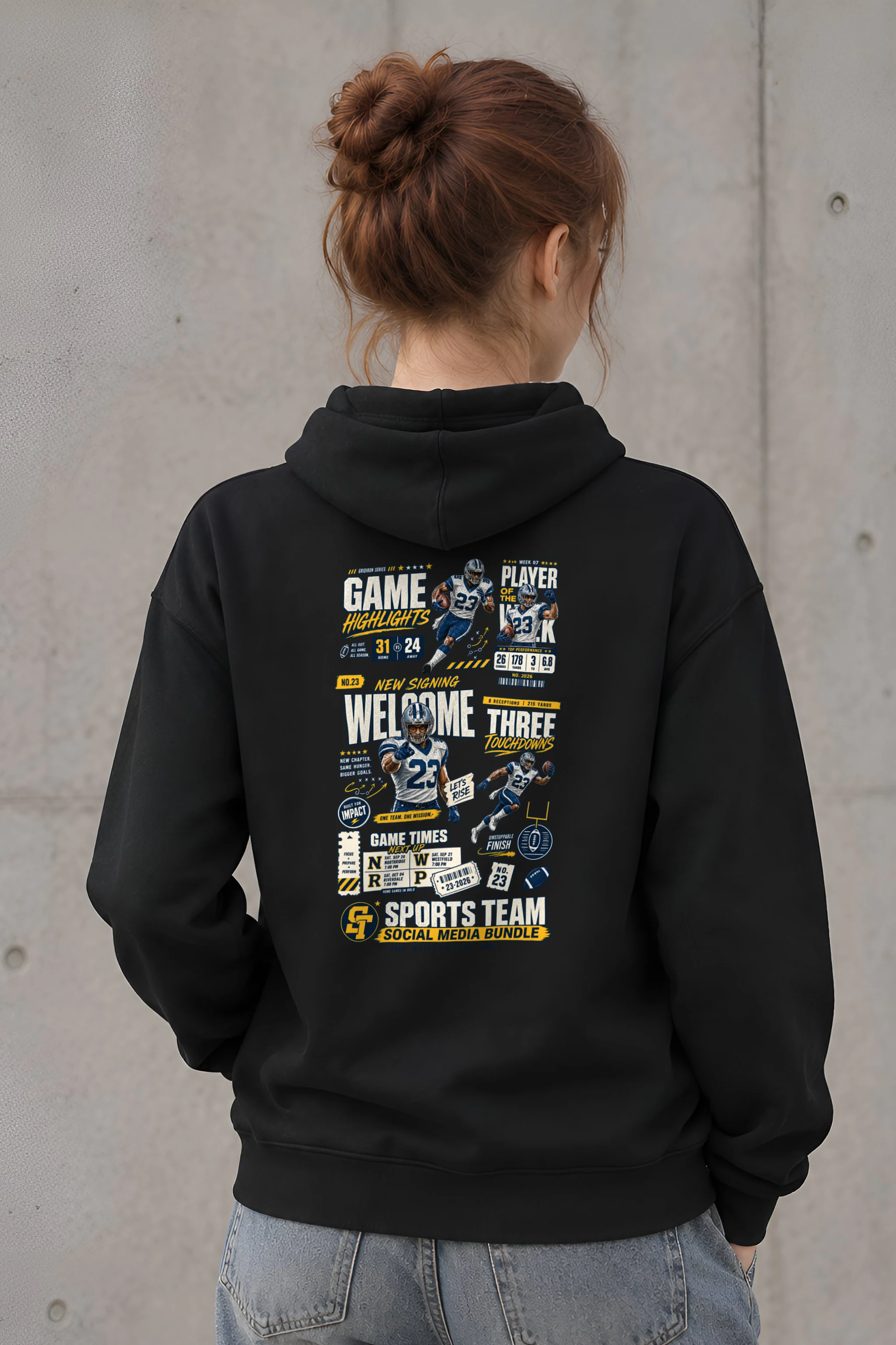 "Game Highlights" 1 Pullover Hoodie