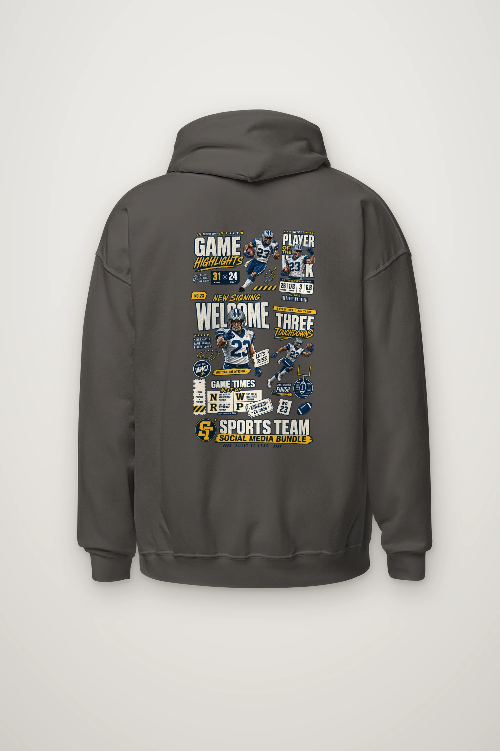 "Game Highlights" Heavy Blend Unisex Pullover Hoodie