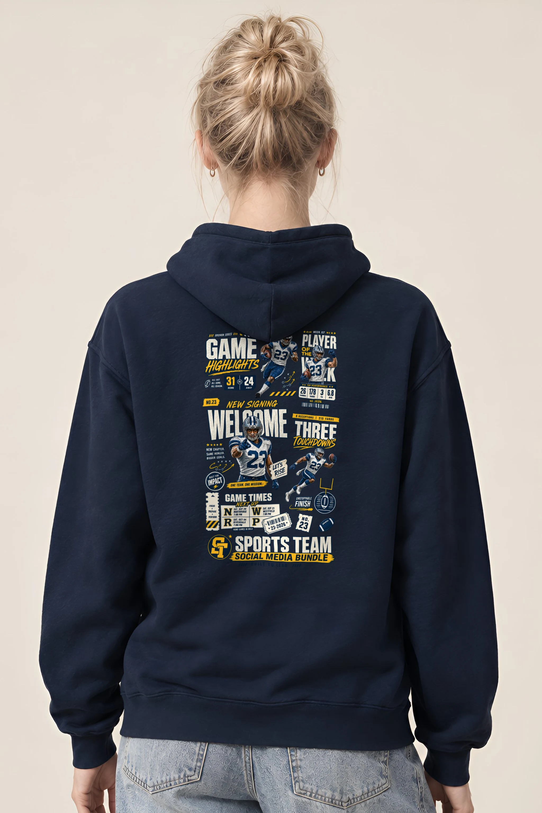"Game Highlights" 1 Pullover Hoodie