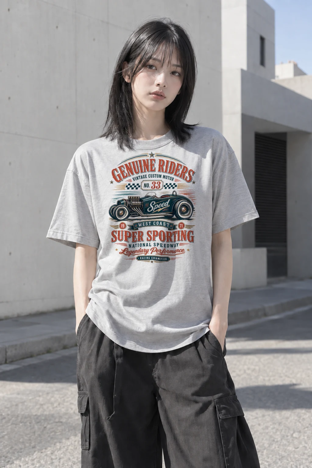 “Genuine Riders” Premium Unisex Crewneck T-shirt | Bella + Canvas 3001