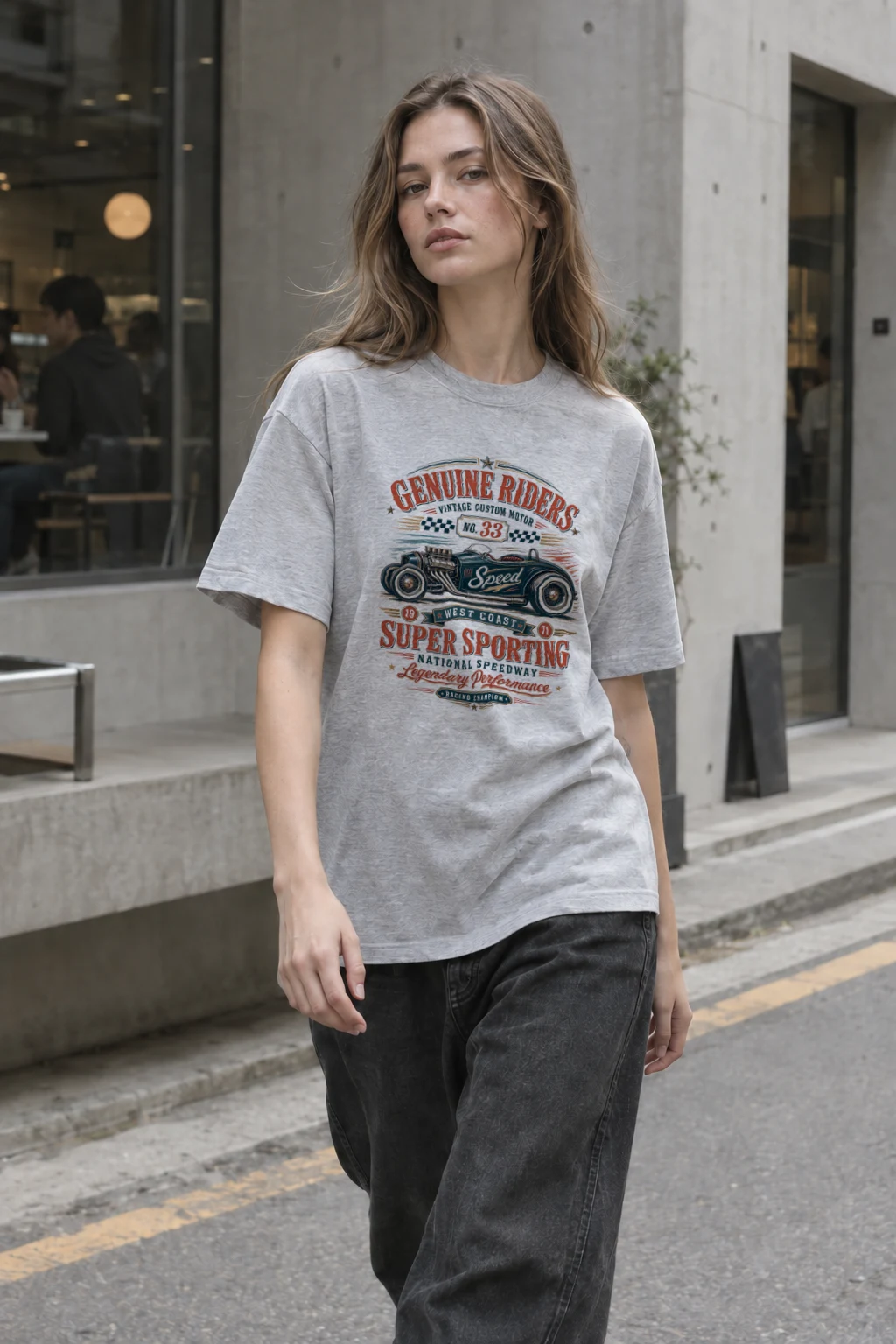 “Genuine Riders” Premium Unisex Crewneck T-shirt | Bella + Canvas 3001