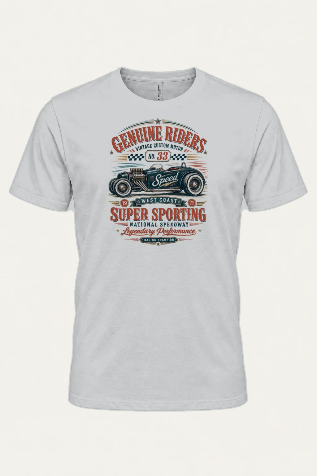 “Genuine Riders” Premium Unisex Crewneck T-shirt | Bella + Canvas 3001