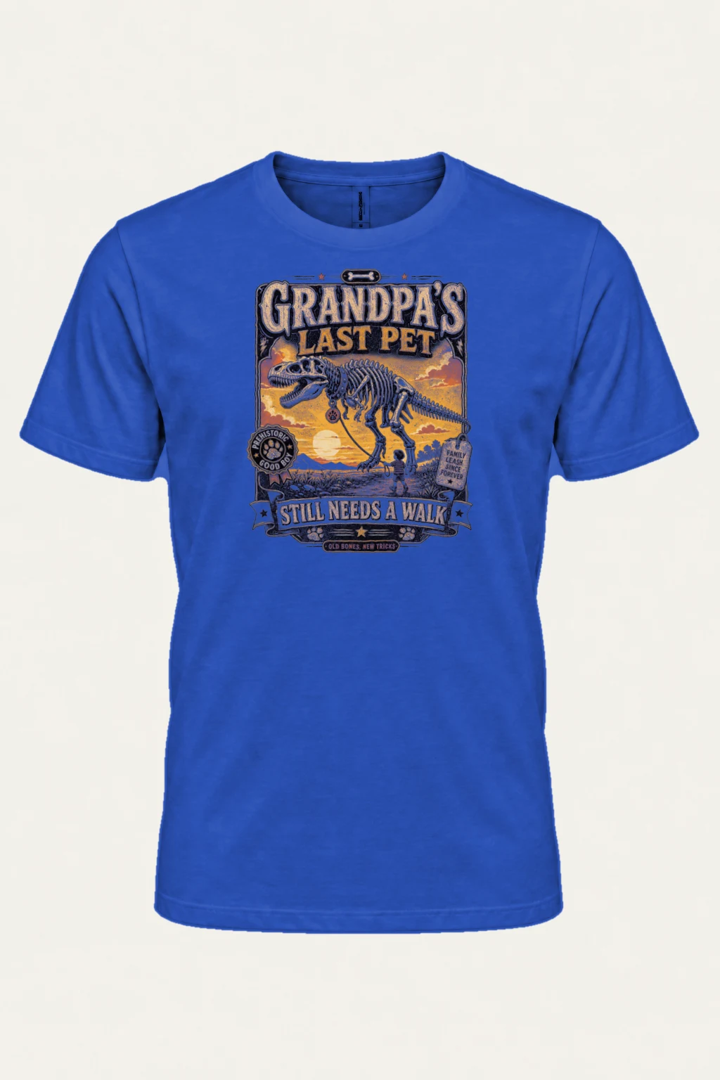 “Grandpa’s last pet” Premium Unisex Crewneck T-shirt | Bella + Canvas 3001