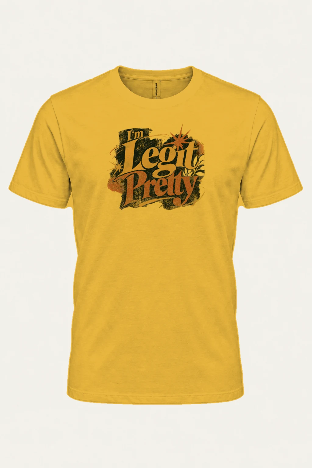 “I’m legit pretty” Heavyweight Unisex Crewneck T-shirt | Gildan 5000