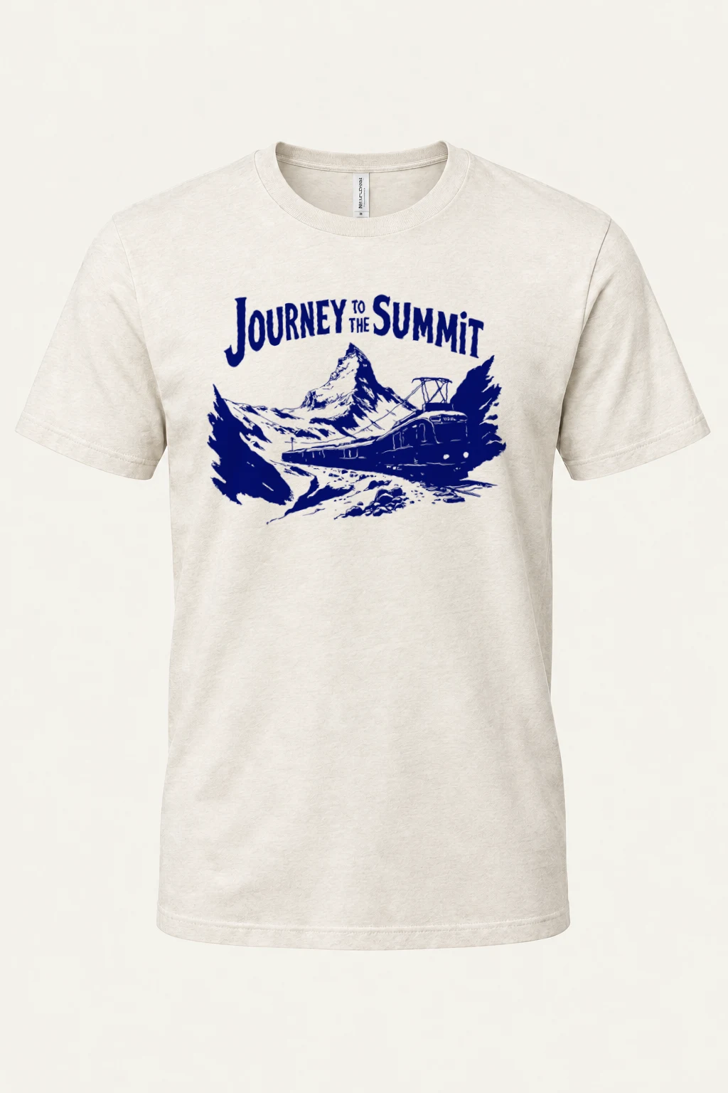 "Journey to the summit" Heavyweight Unisex Crewneck T-shirt