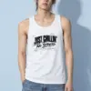“Just chillin'” Unisex Jersey Tank | Bella + Canvas 3480