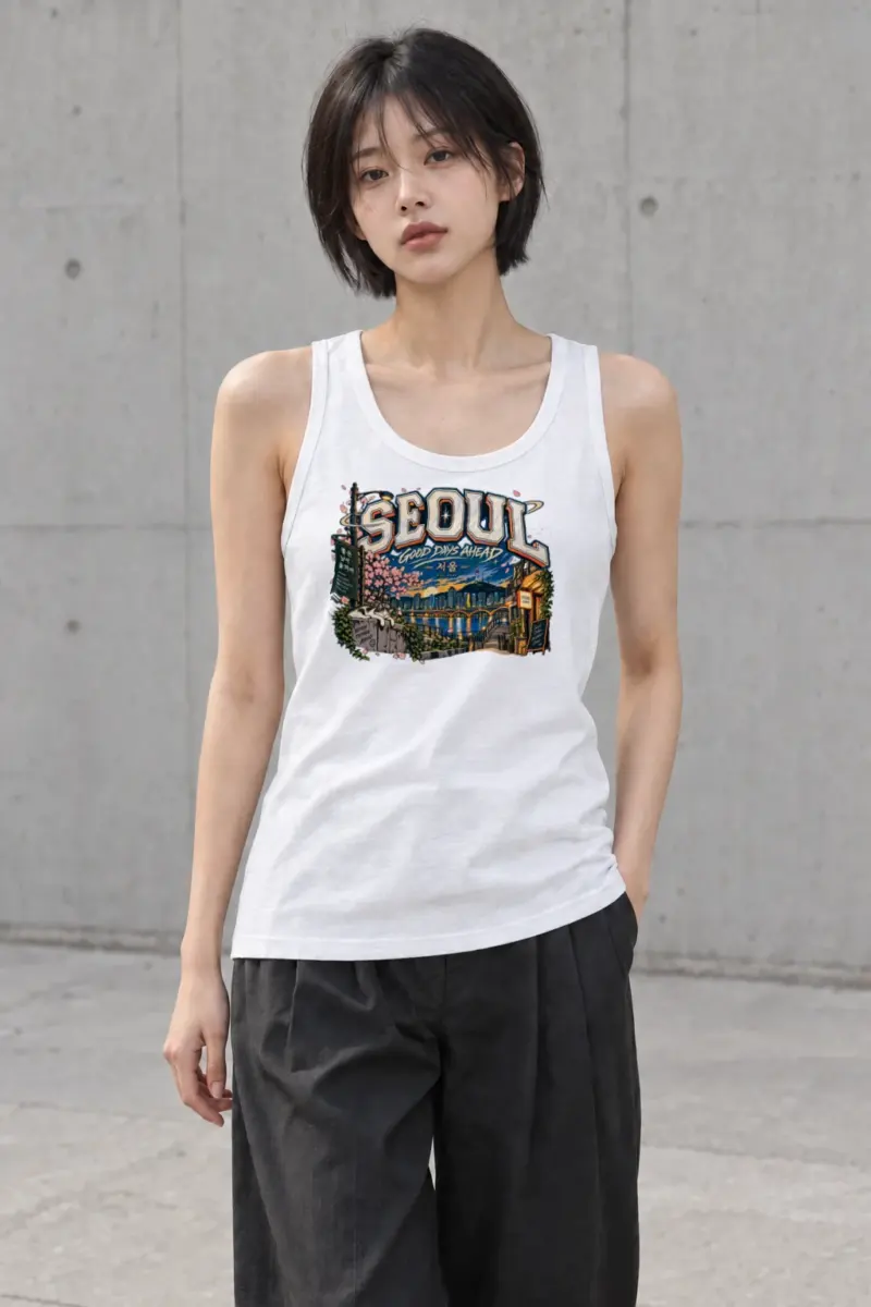 "Seoul Good Days Ahead" Unisex Jersey Tank