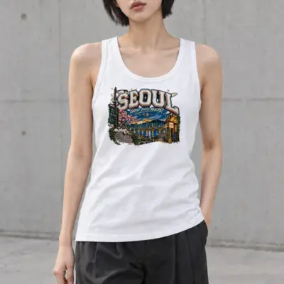 "Seoul Good Days Ahead" Unisex Jersey Tank