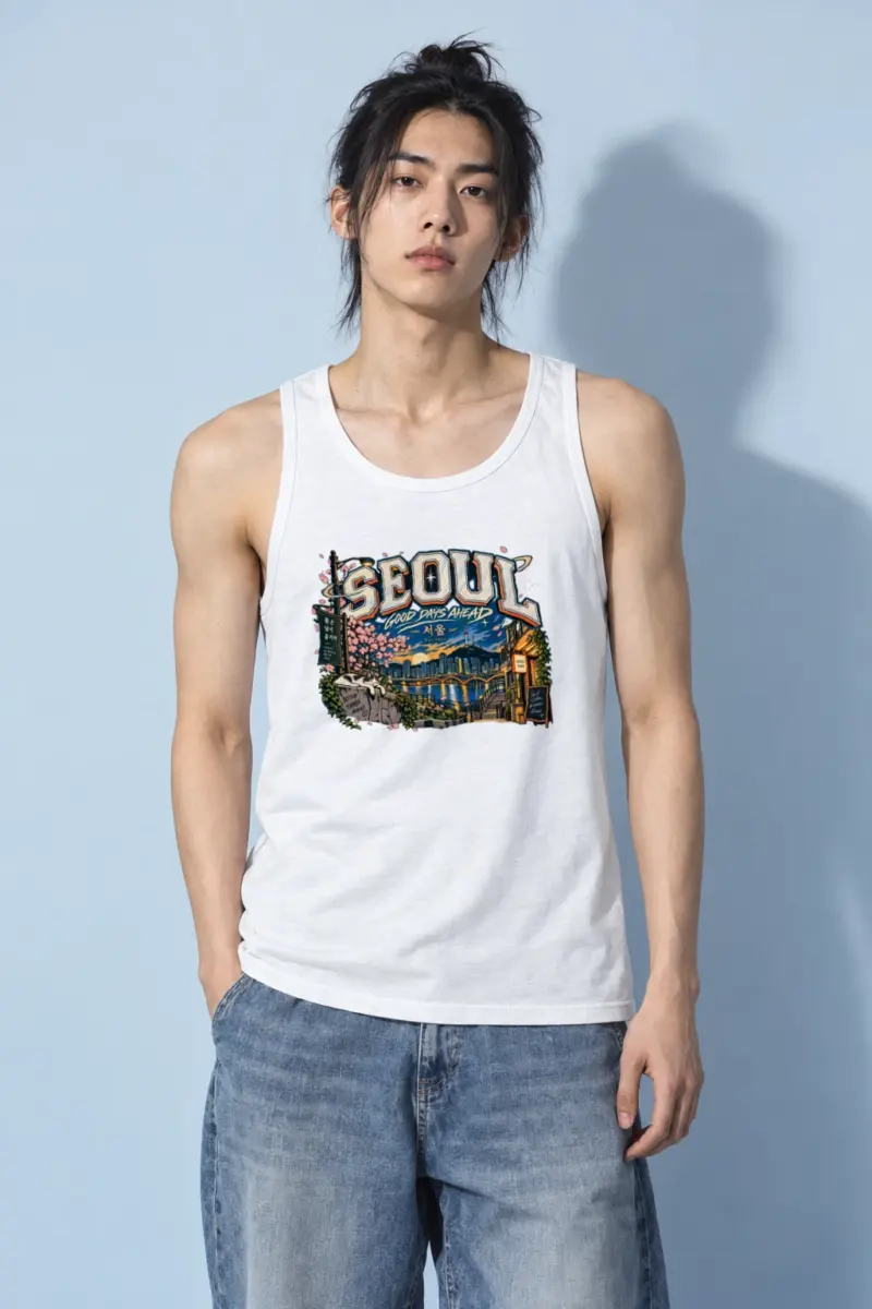"Seoul Good Days Ahead" Unisex Jersey Tank