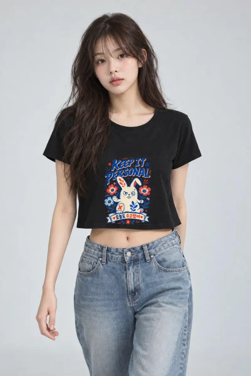 "Keep It Personal" Women's Crop Tee