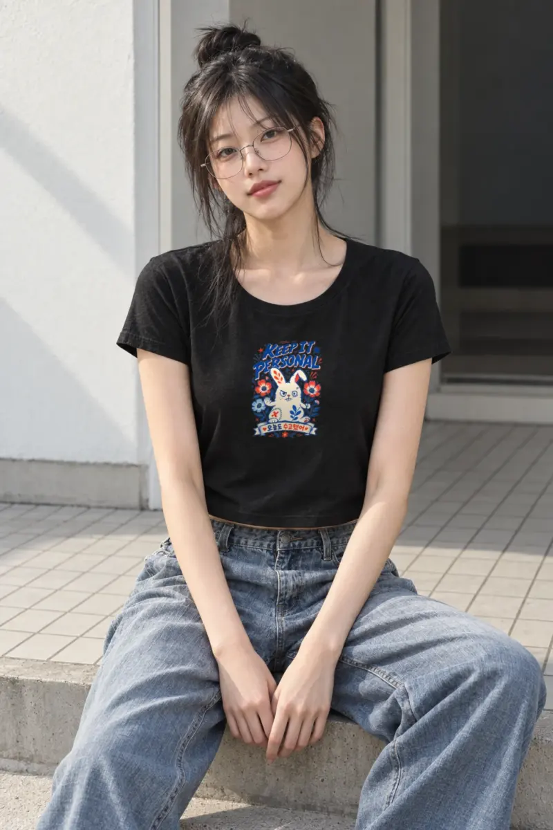 "Keep It Personal" Women's Crop Tee