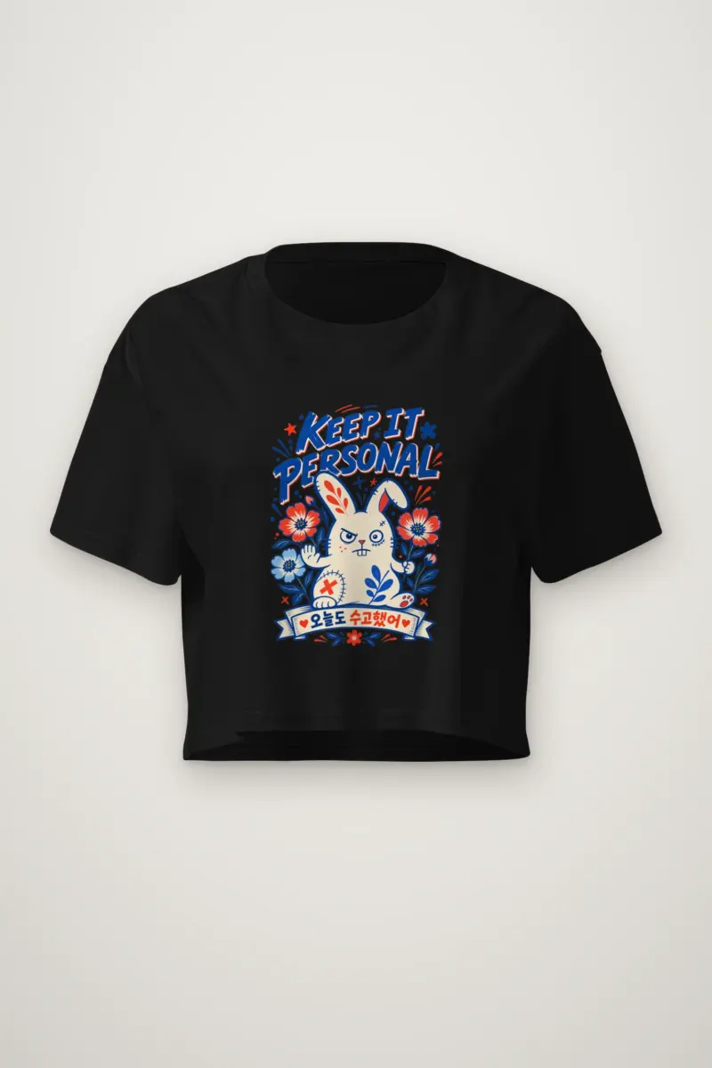 "Keep It Personal" Women's Crop Tee