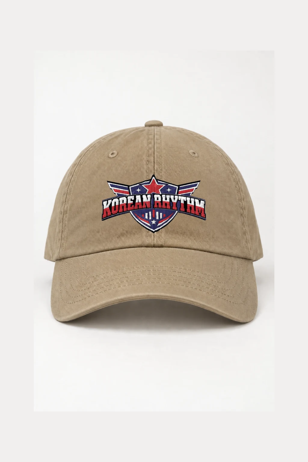 "Korean Rhythm Crest" Classic Dad Hat · Embroidered | Yupoong 6245CM