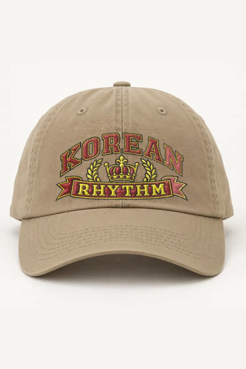 "Korean Rhythm Crest" Classic Dad Hat · Embroidered
