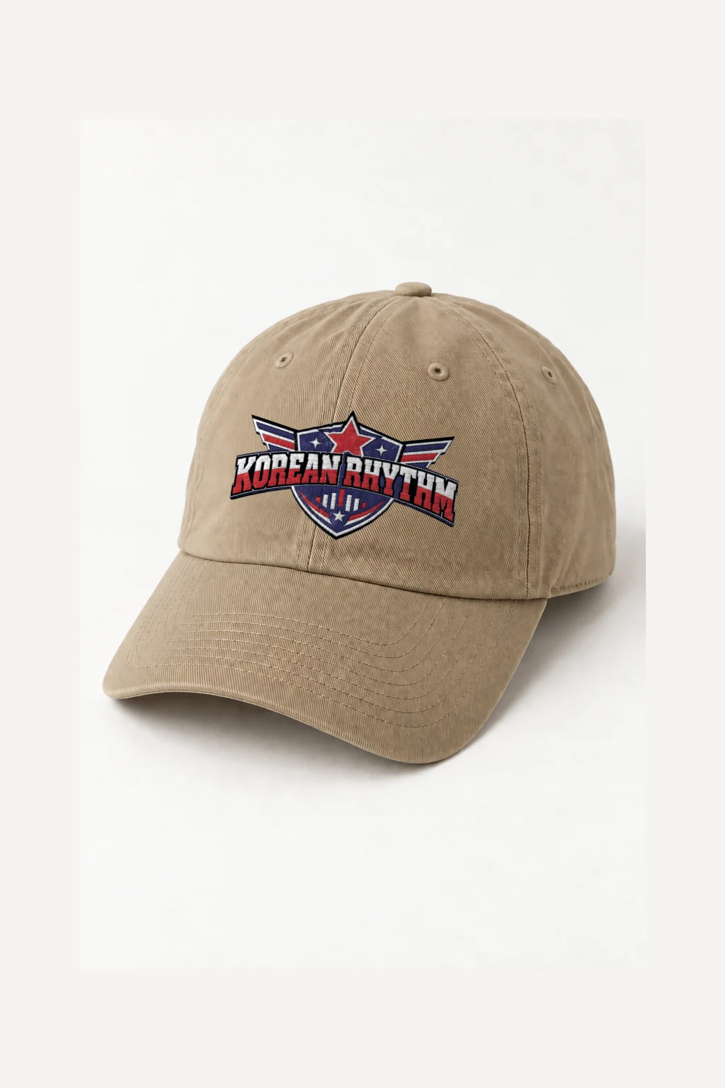 "Korean Rhythm Crest" Classic Dad Hat · Embroidered | Yupoong 6245CM
