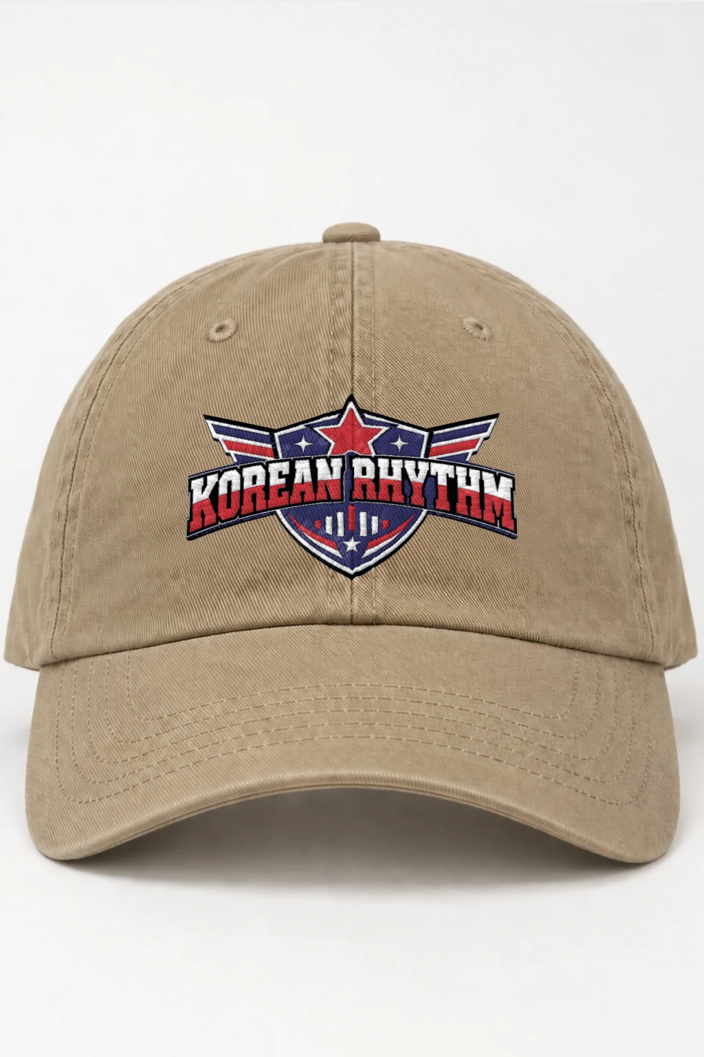 "Korean Rhythm Crest" Classic Dad Hat · Embroidered | Yupoong 6245CM