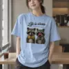 "Life is circus" Heavyweight Unisex Crewneck T-shirt | Gildan® 5000