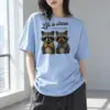 "Life is circus" Heavyweight Unisex Crewneck T-shirt | Gildan® 5000