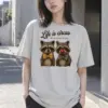 “Life is circus” Heavyweight Unisex Crewneck T-shirt | Gildan 5000