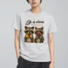 “Life is circus” Heavyweight Unisex Crewneck T-shirt | Gildan 5000