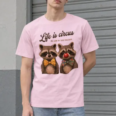 "Life is circus" Heavyweight Unisex Crewneck T-shirt