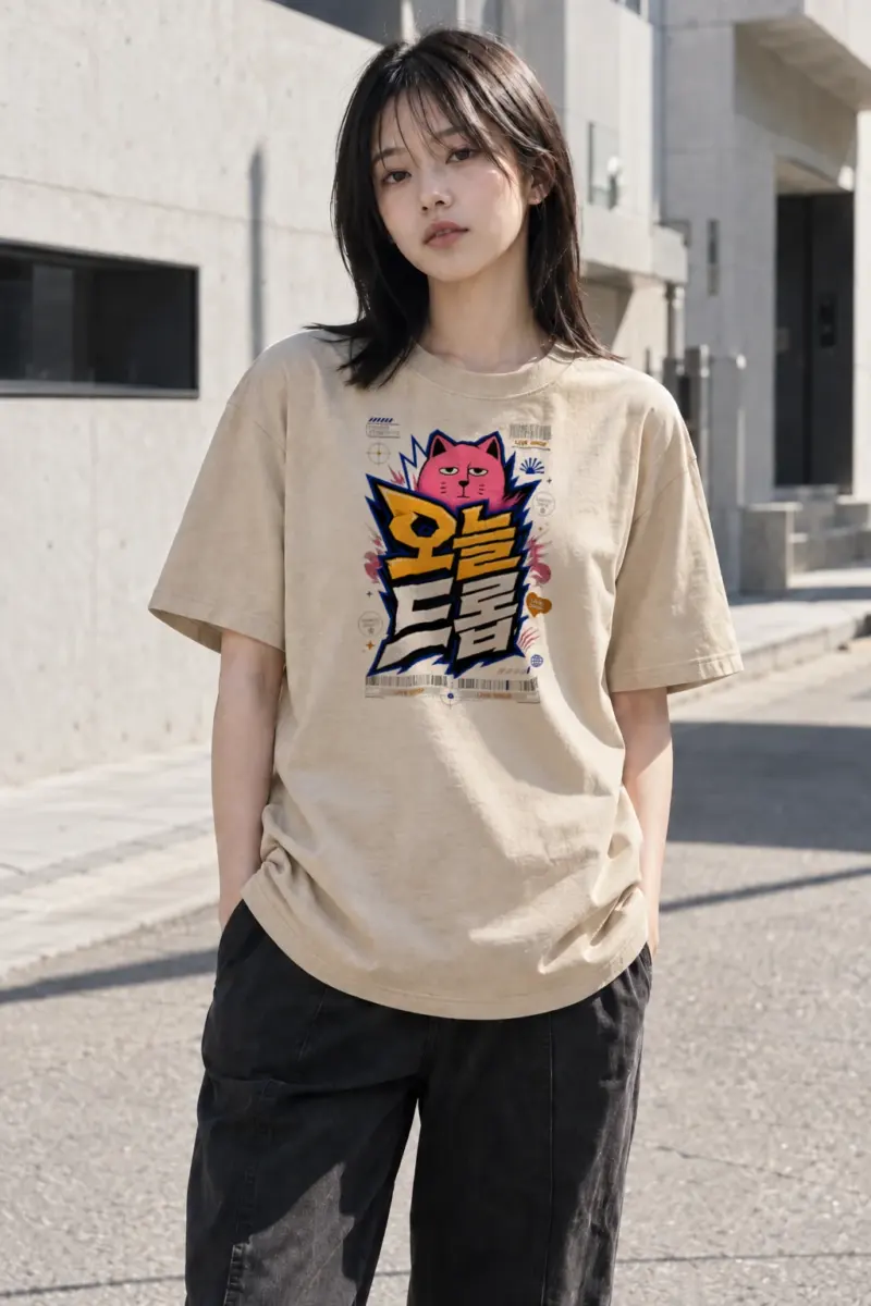 “Live drop” Heavyweight Unisex Crewneck T-shirt | Gildan 5000