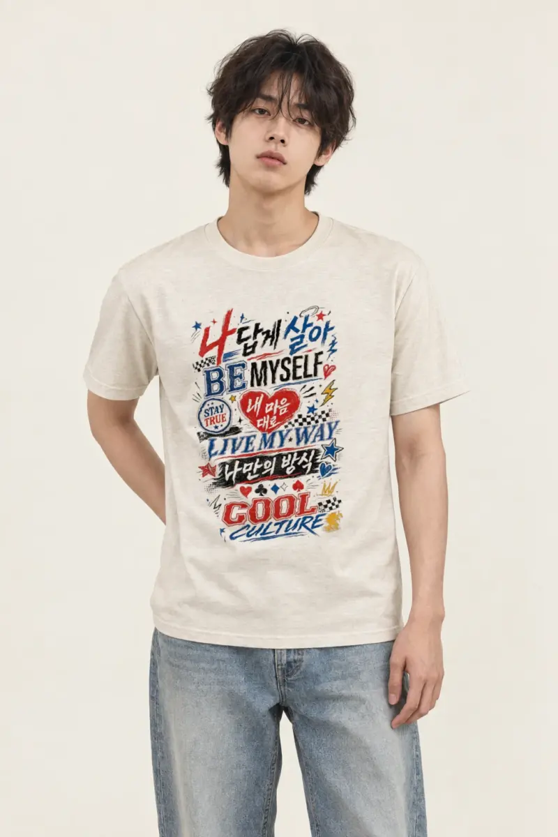 "Live My Way" Heavyweight Unisex Crewneck T-shirt