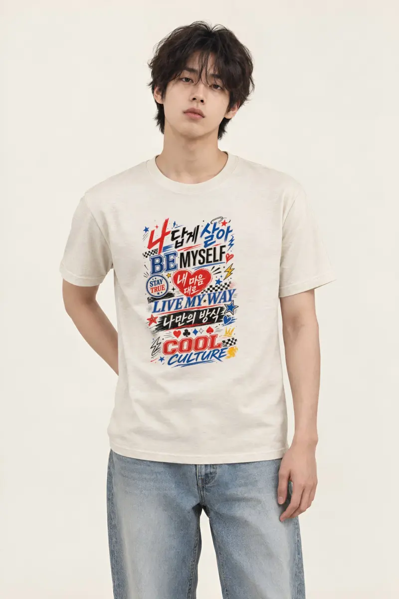 "Live My Way" Heavyweight Unisex Crewneck T-shirt
