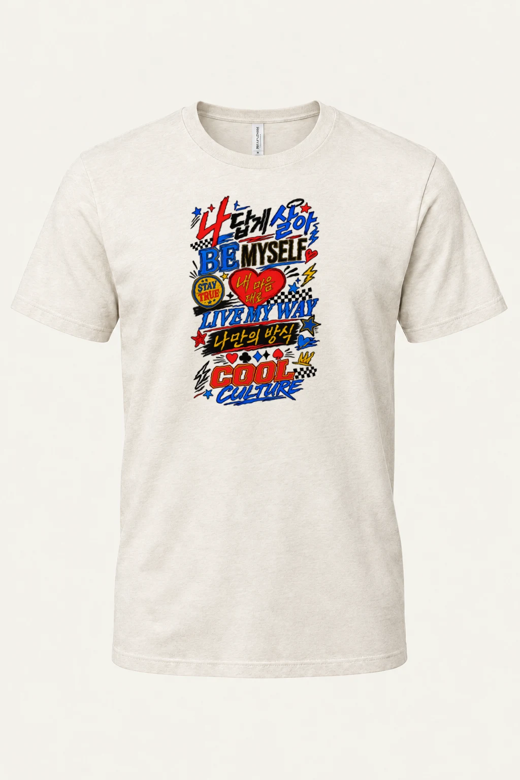 "Live My Way" Heavyweight Unisex Crewneck T-shirt | Gildan 5000
