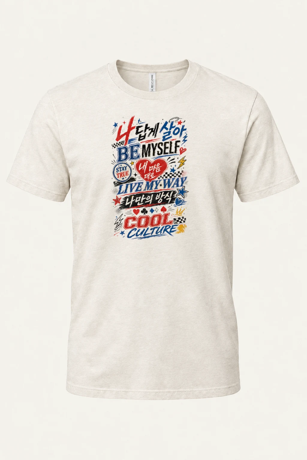 “Live myway” Heavyweight Unisex Crewneck T-shirt | Gildan 5000