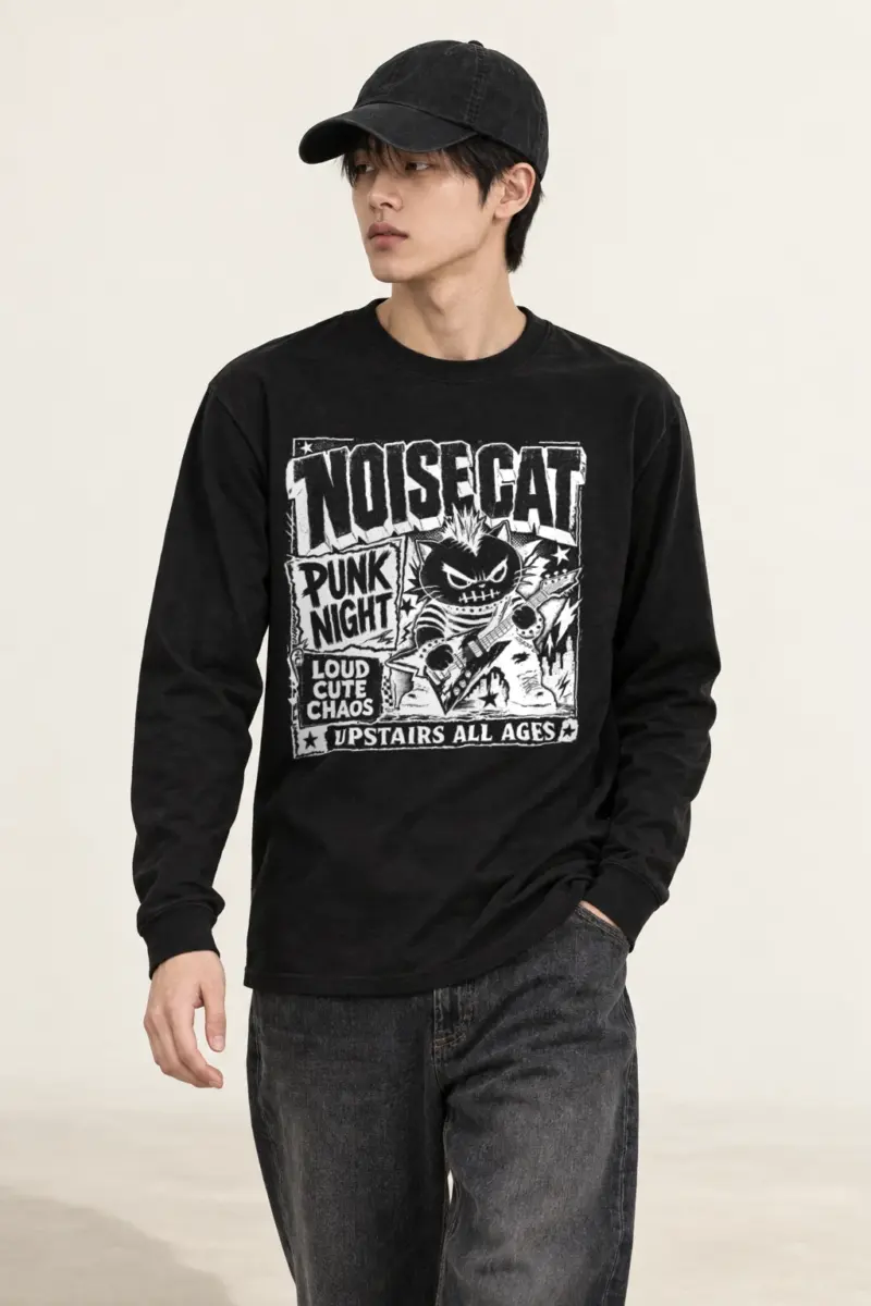 "Loud Quiet Chaos" Unisex Longsleeve T-shirt | Gildan 2400