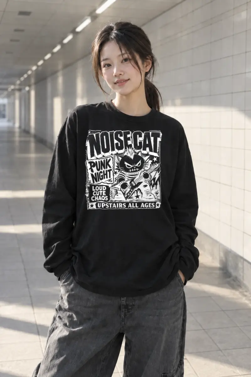 "Loud Quiet Chaos" Unisex Longsleeve T-shirt | Gildan 2400