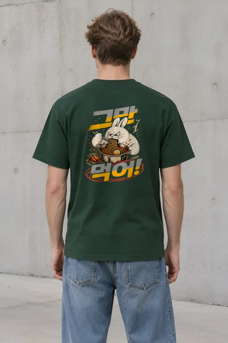 "MIDNIGHT RAMYEON" Heavyweight Unisex Crewneck T-shirt