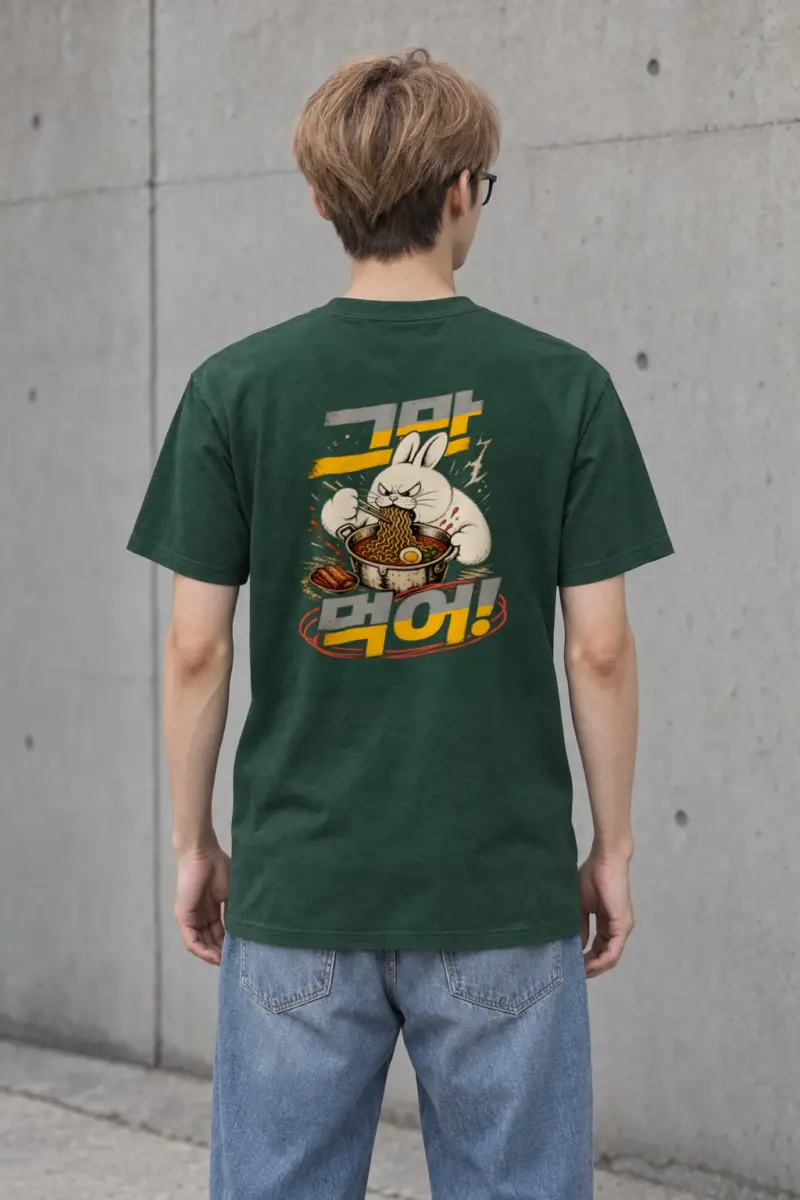 "MIDNIGHT RAMYEON" Heavyweight Unisex Crewneck T-shirt