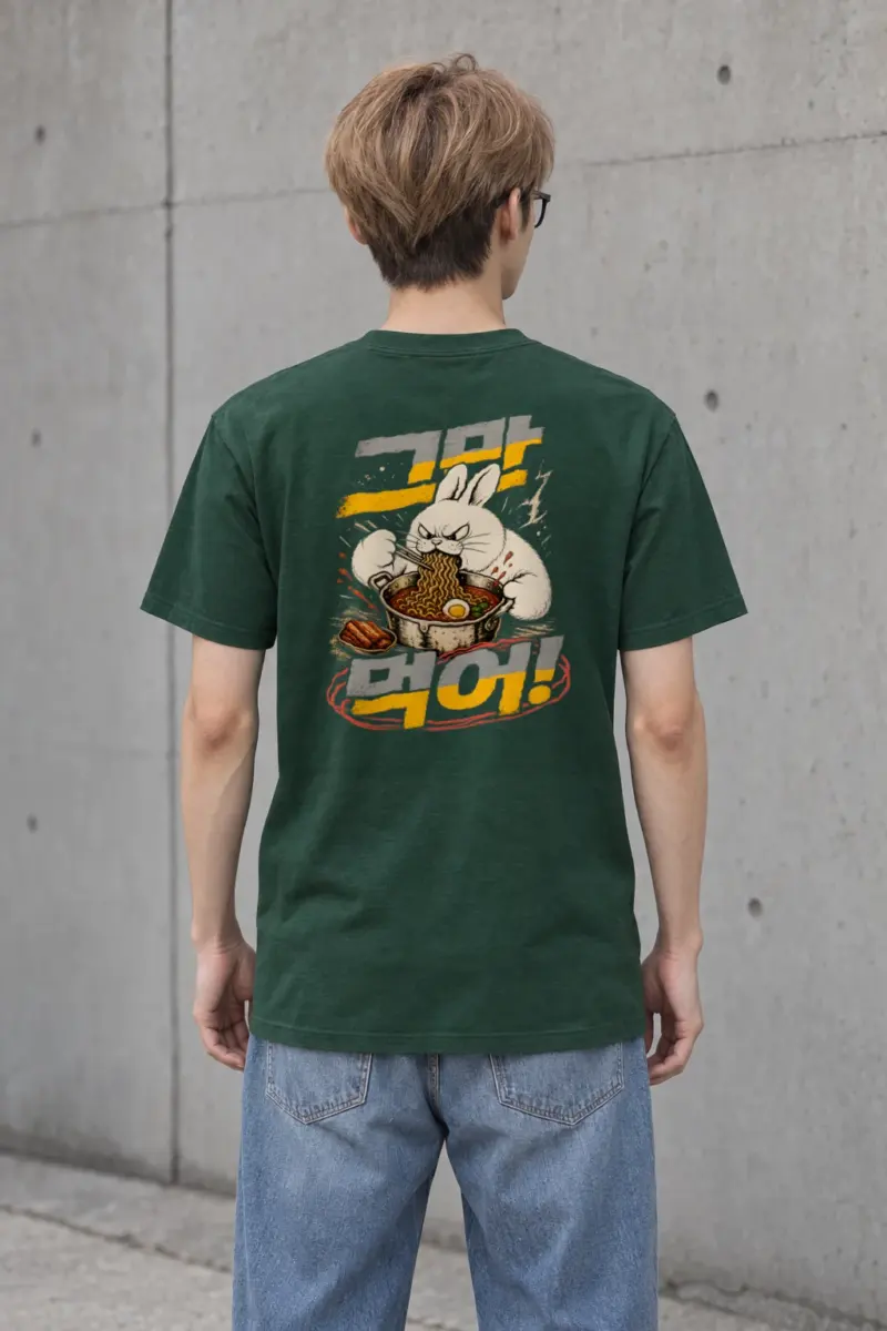 "MIDNIGHT RAMYEON" Heavyweight Unisex Crewneck T-shirt