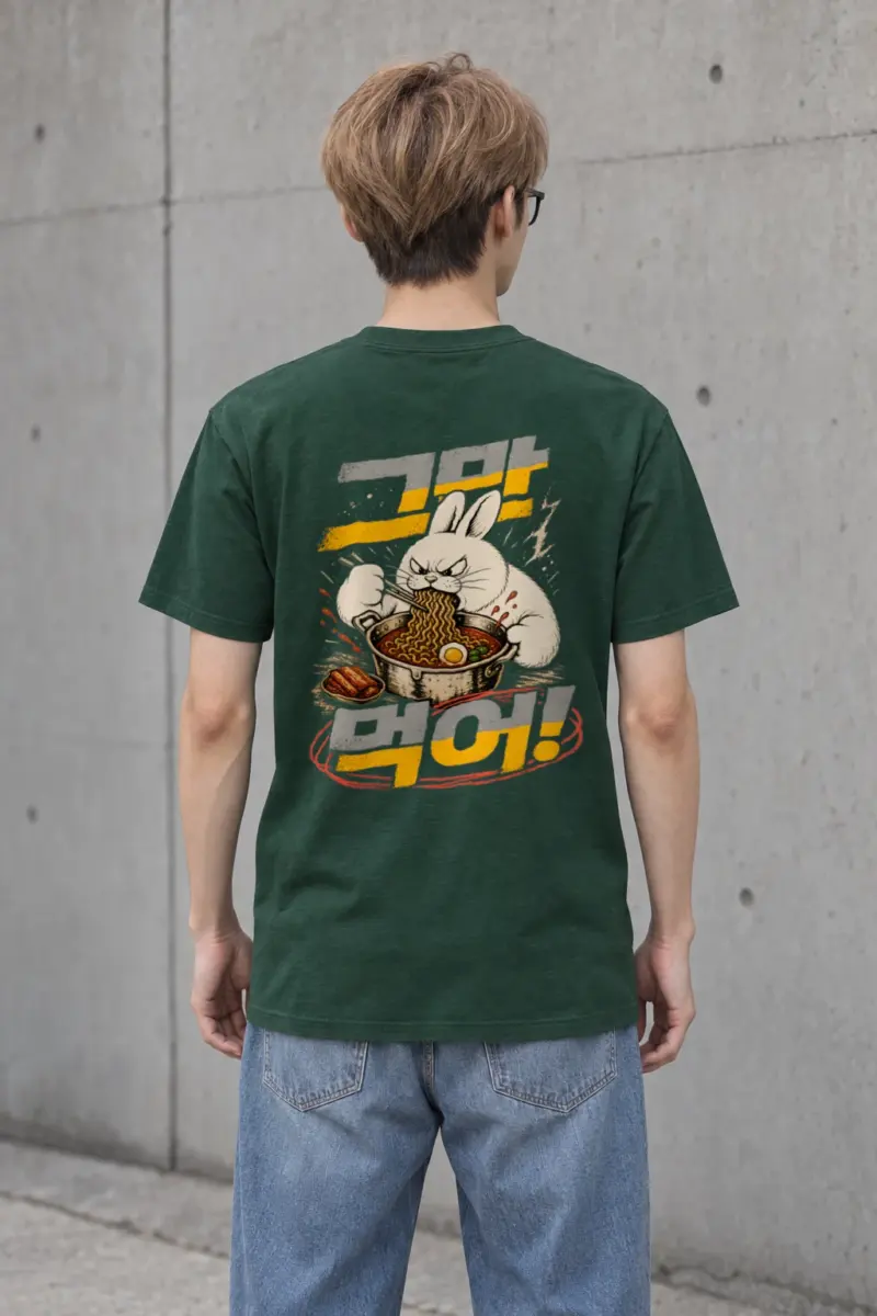 "MIDNIGHT RAMYEON" Heavyweight Unisex Crewneck T-shirt