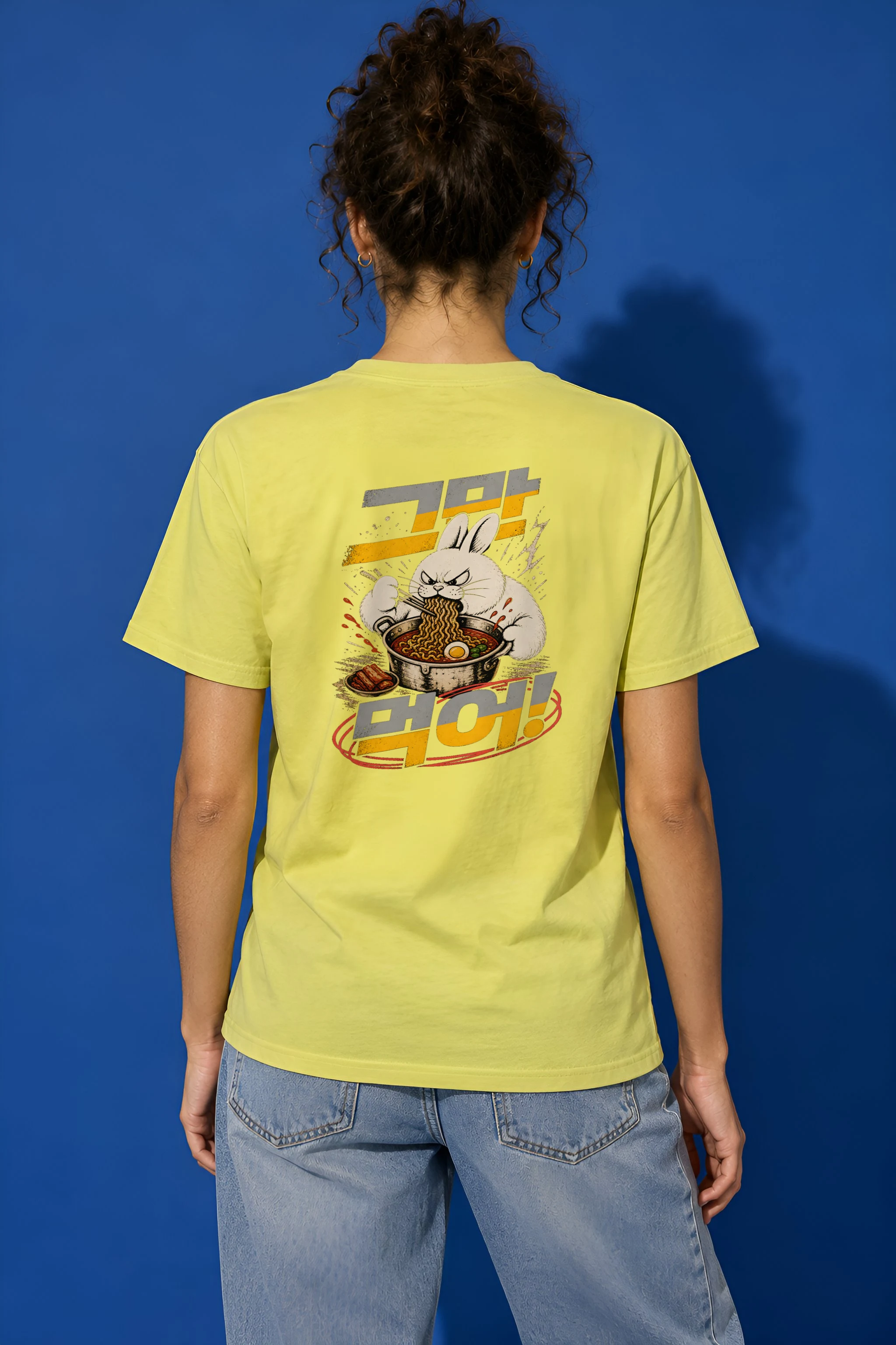 "MIDNIGHT RAMYEON" Heavyweight Unisex Crewneck T-shirt