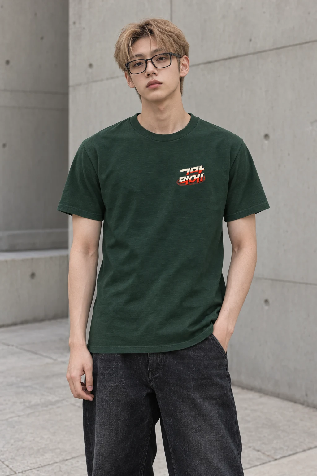 "MIDNIGHT RAMYEON" Heavyweight Unisex Crewneck T-shirt