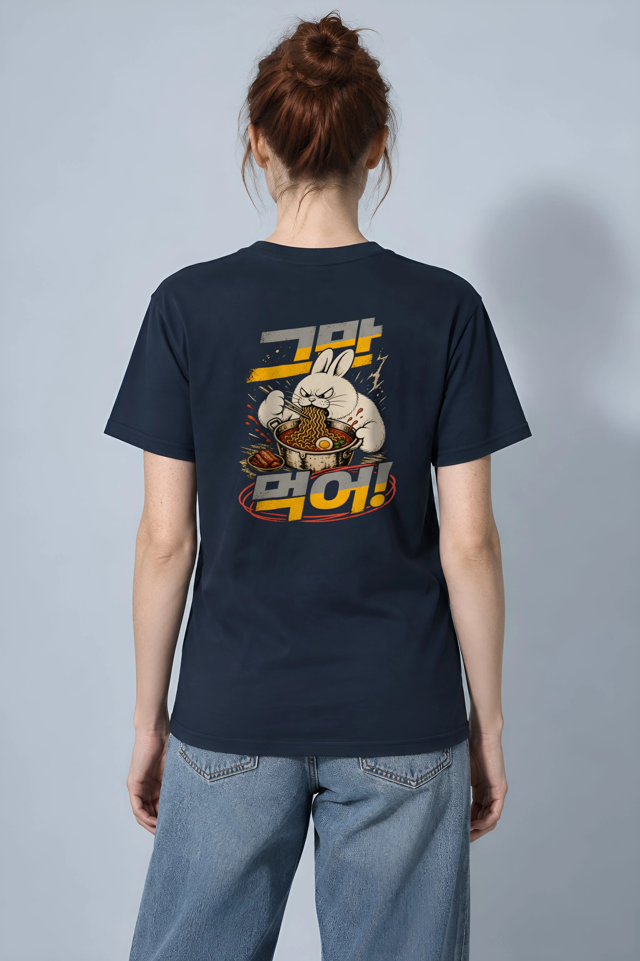 "MIDNIGHT RAMYEON" Heavyweight Unisex Crewneck T-shirt