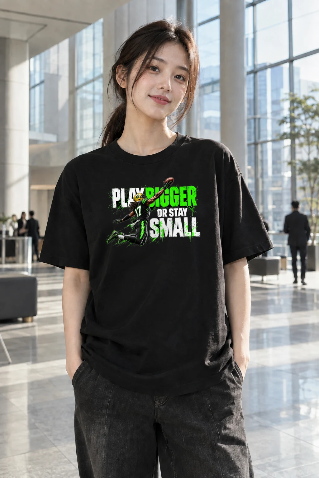 "Play Bigger" Premium Unisex Crewneck T-shirt | Bella + Canvas 3001