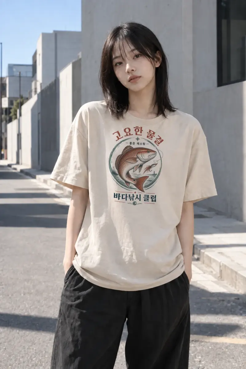 “Redfish Society” Heavyweight Unisex Crewneck T-shirt | Gildan 5000