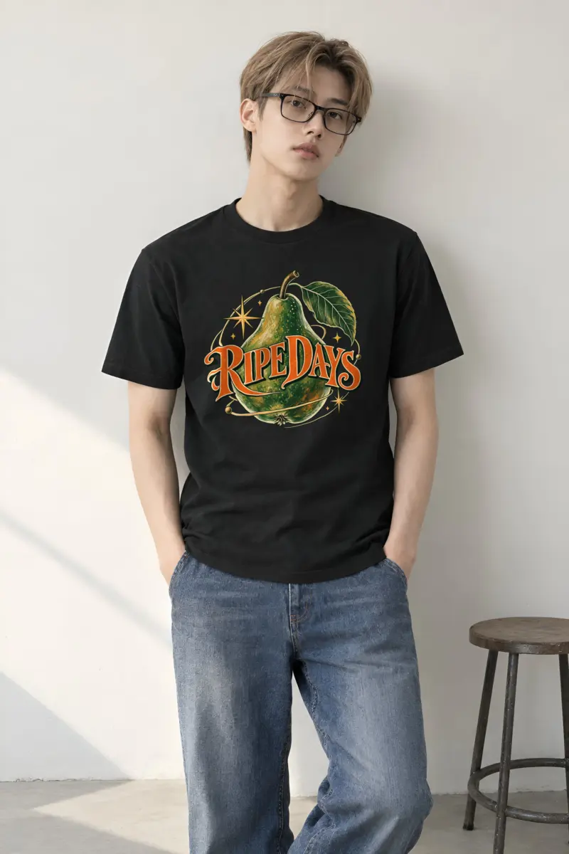 "Ripe Days" Heavyweight Unisex Crewneck T-shirt