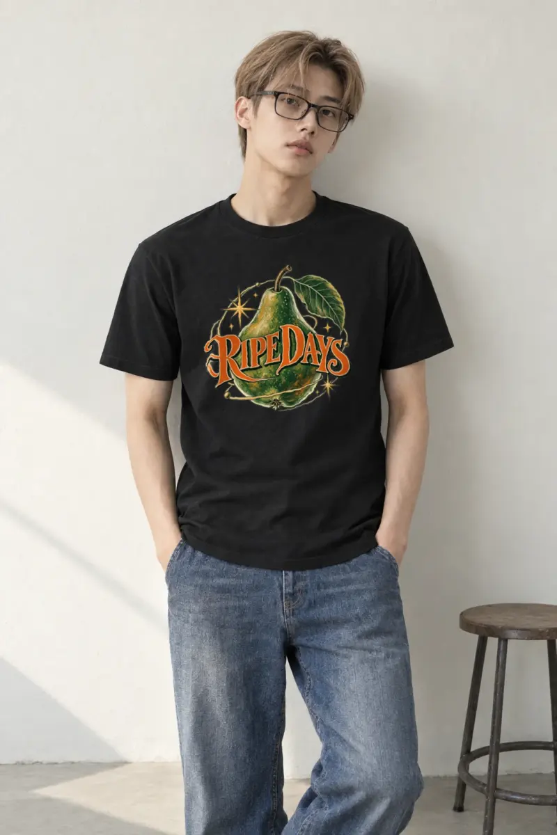 "Ripe Days" Heavyweight Unisex Crewneck T-shirt