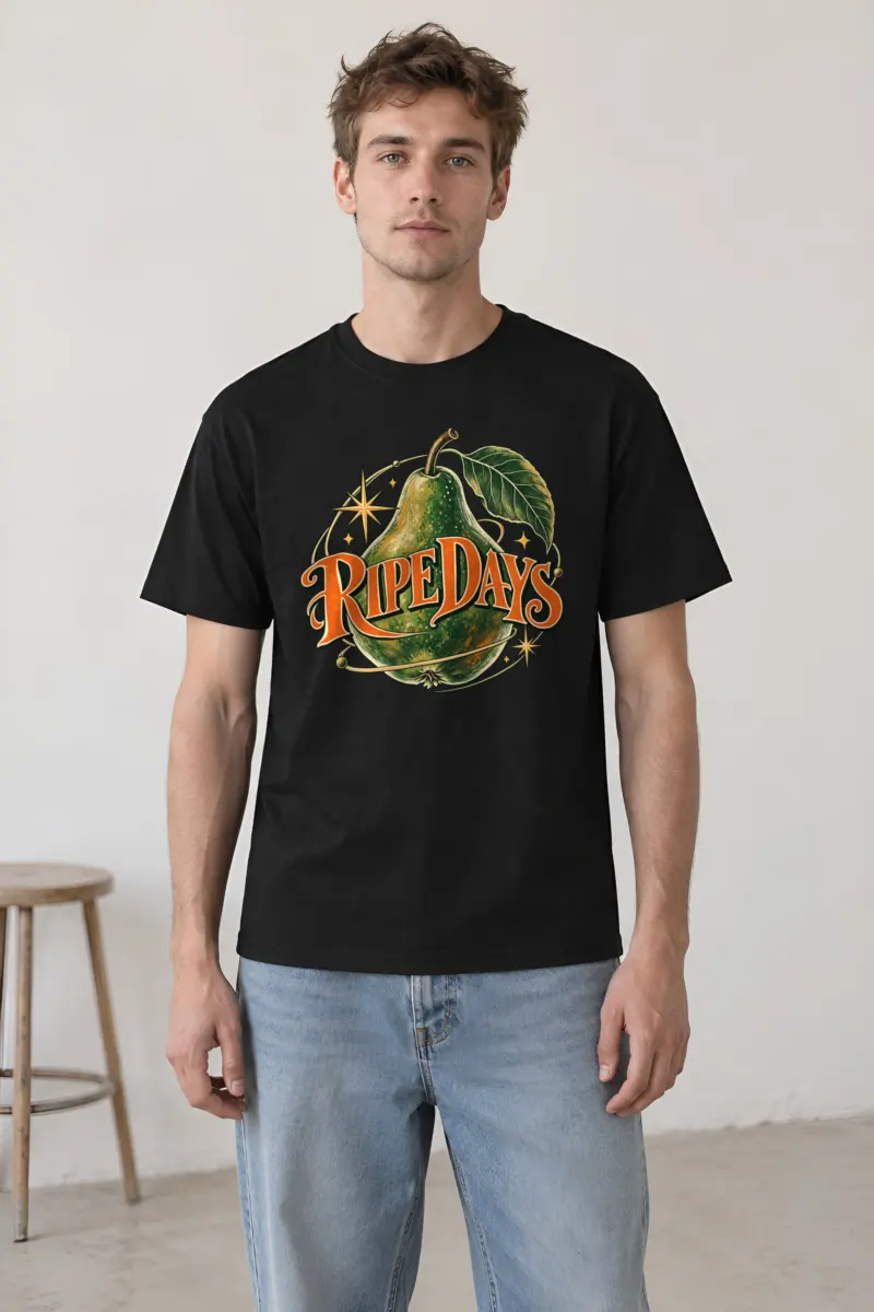 "Ripe Days" Heavyweight Unisex Crewneck T-shirt