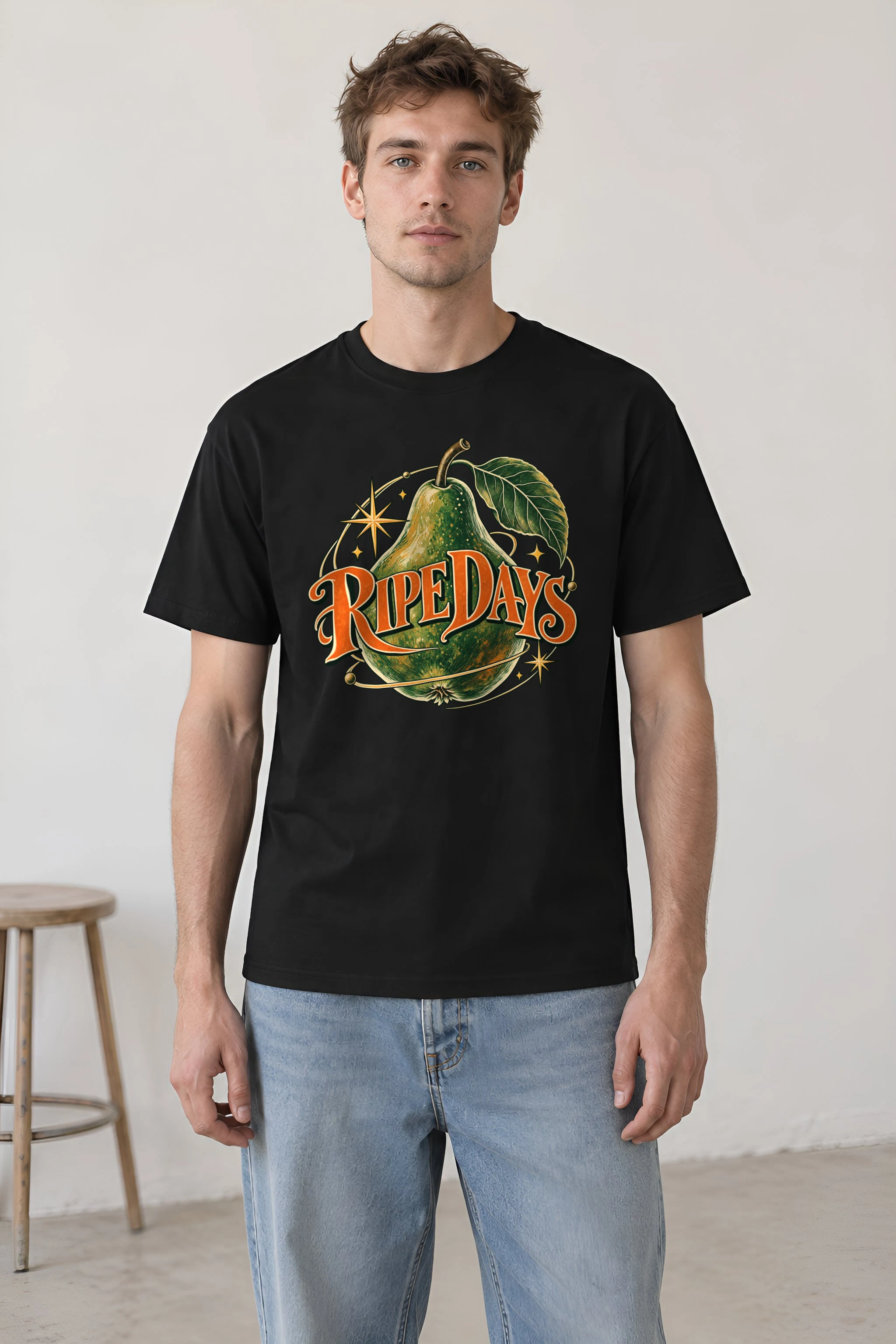 "Ripe Days" Heavyweight Unisex Crewneck T-shirt